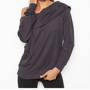 Victoria Sport Off Shoulder Top - pink (not grey)